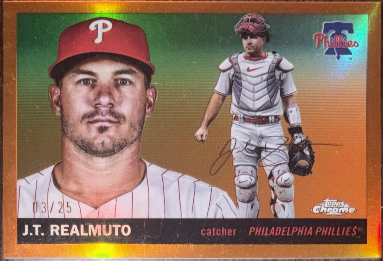 J.T. Realmuto #171 2025 Topps Chrome Platinum Baseball