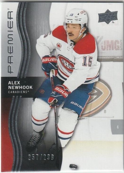 Alex Newhook #74 2023-24 Upper Deck Premier Hockey
