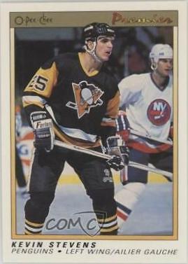 Kevin Stevens #111 Hockey Cards 1990 O-Pee-Chee Premier