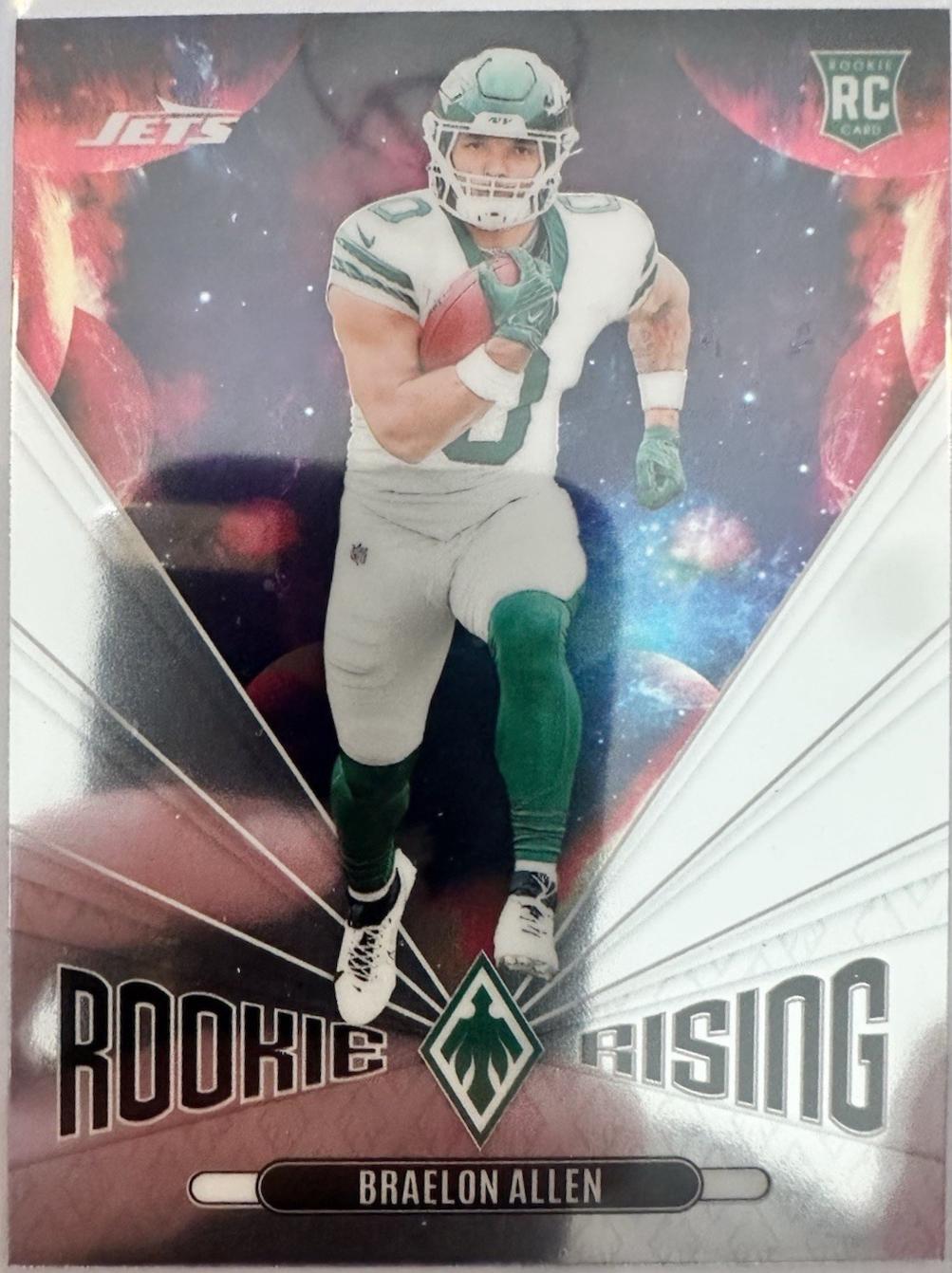 Braelon Allen #15 Football Cards 2024 Panini Phoenix Rookie Rising