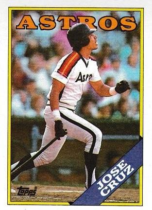 Jose Cruz #278 Baseball Cards 1988 Topps