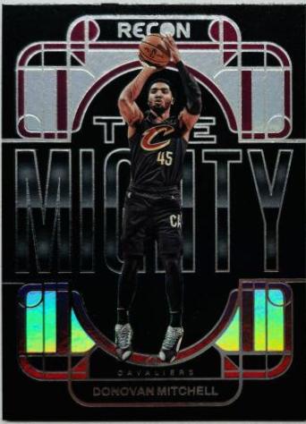 Donovan Mitchell #4 Basketball Cards 2023 Panini Recon The Mighty