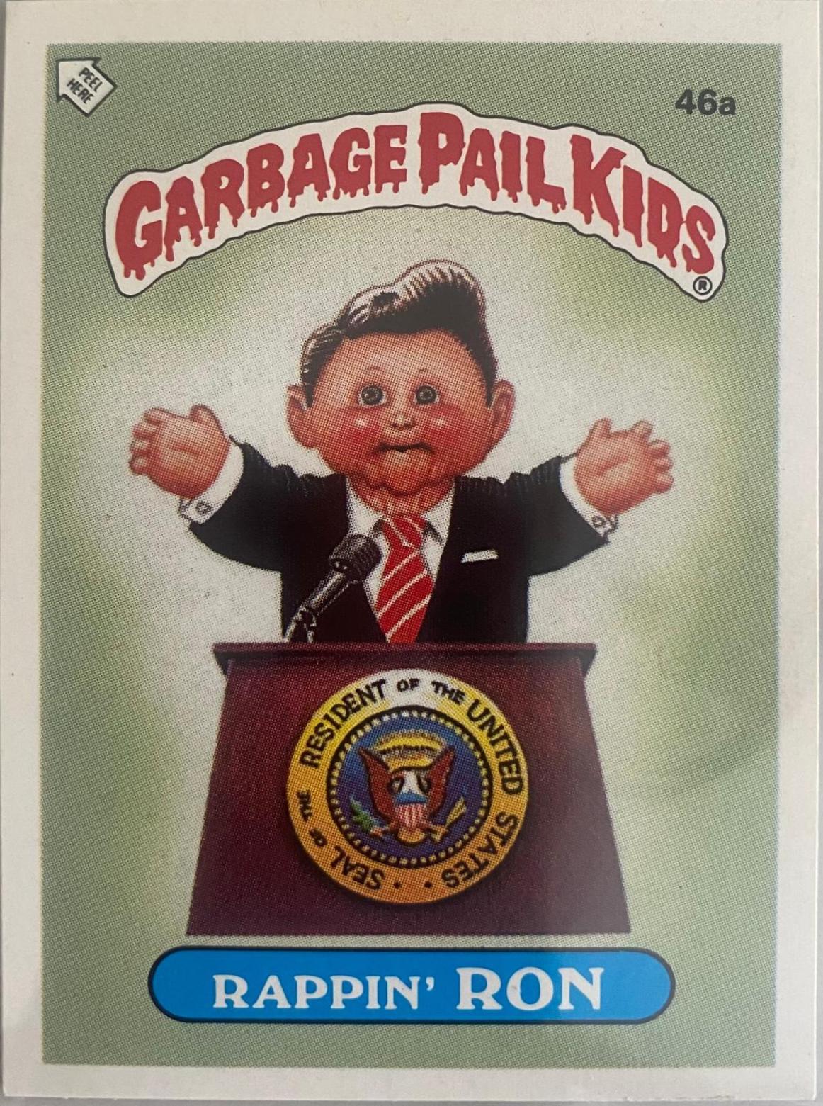 Rappin Ron #46A Garbage Pail Kids 1985 Mini