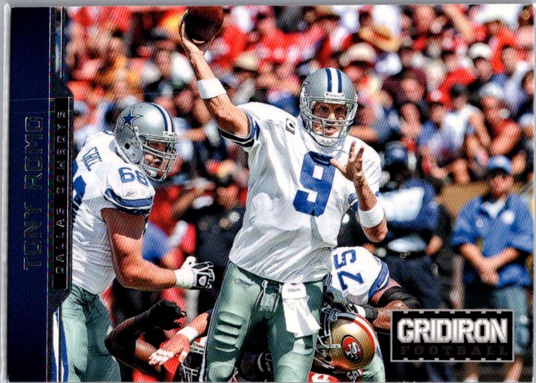 Tony Romo #54 Football Cards 2012 Panini Gridiron