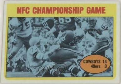 NFC Championship #138 Football Cards 1972 Topps