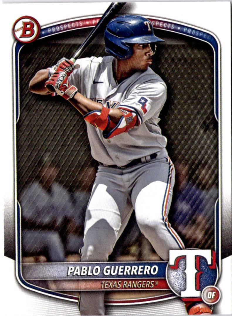 Pablo Guerrero #BP-144 Baseball Cards 2025 Bowman Prospects