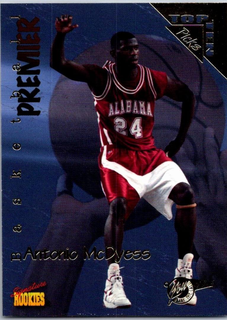 Antonio McDyess #70 1996 Signature Rookies Premier Basketball