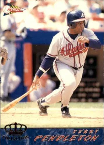 Terry Pendleton #20 Baseball Cards 1994 Pacific Crown Collection