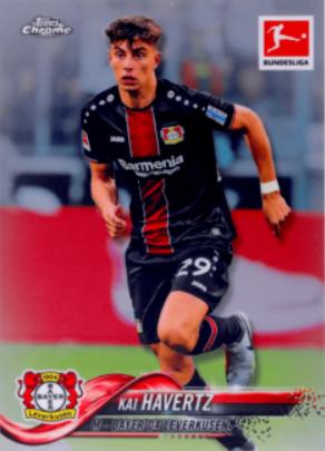 Kai Havertz #12 Soccer Cards 2018 Topps Chrome Bundesliga