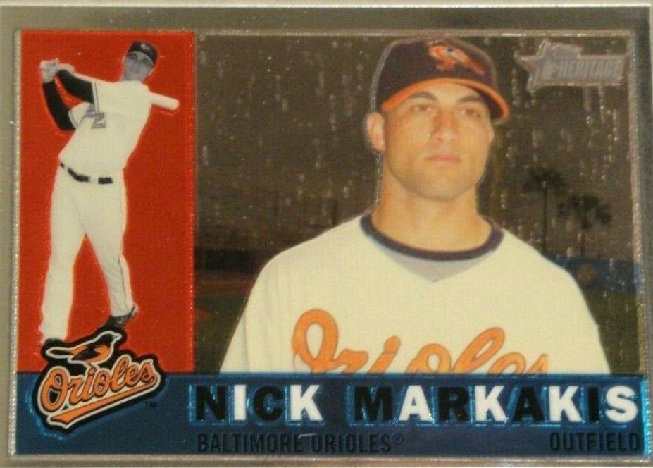 Nick Markakis #C4 Baseball Cards 2009 Topps Heritage Chrome