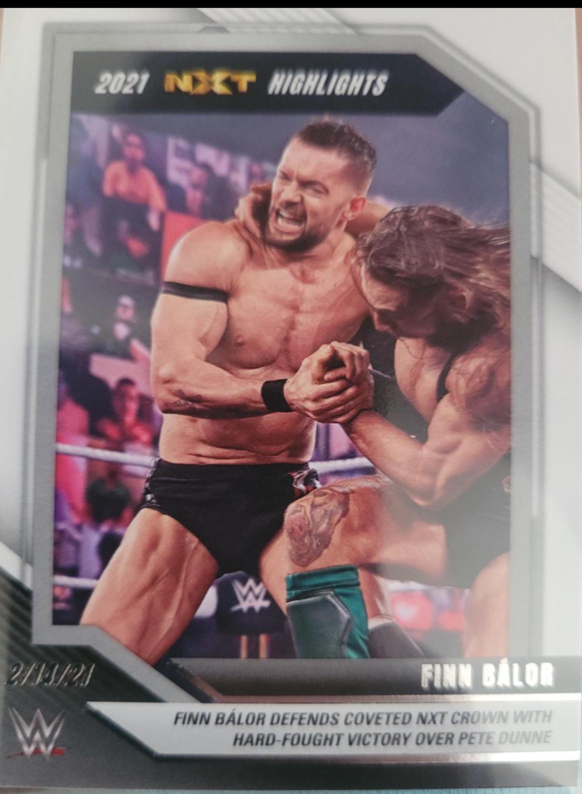 Finn Balor #6 Wrestling Cards 2022 Panini NXT WWE 2021 Highlights