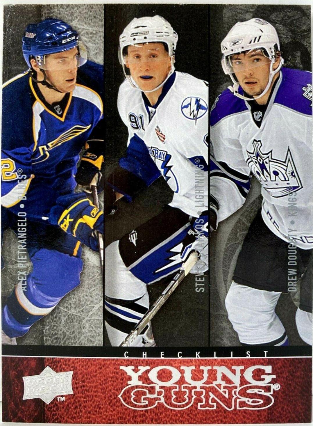 Alex Pietrangelo, Drew Doughty, Steven Stamkos #250 Hockey Cards 2008 Upper Deck