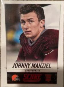 Johnny Manziel #387 Football Cards 2014 Panini Score