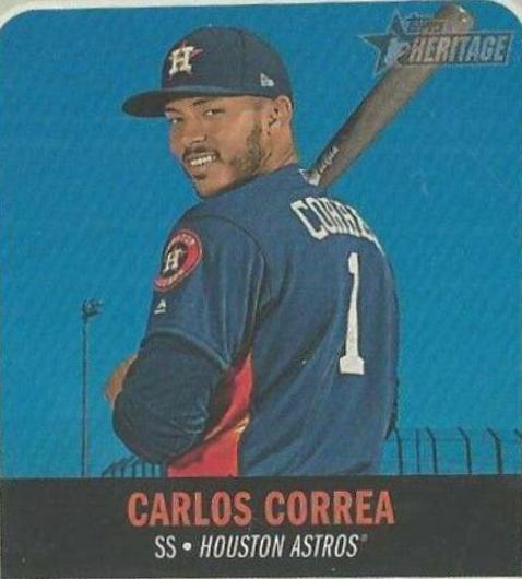 Carlos Correa #CC Baseball Cards 2019 Topps Heritage Clubhouse Collection Relics