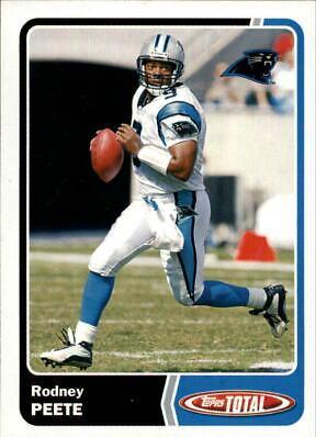 Rodney Peete #6 Football Cards 2003 Topps Total