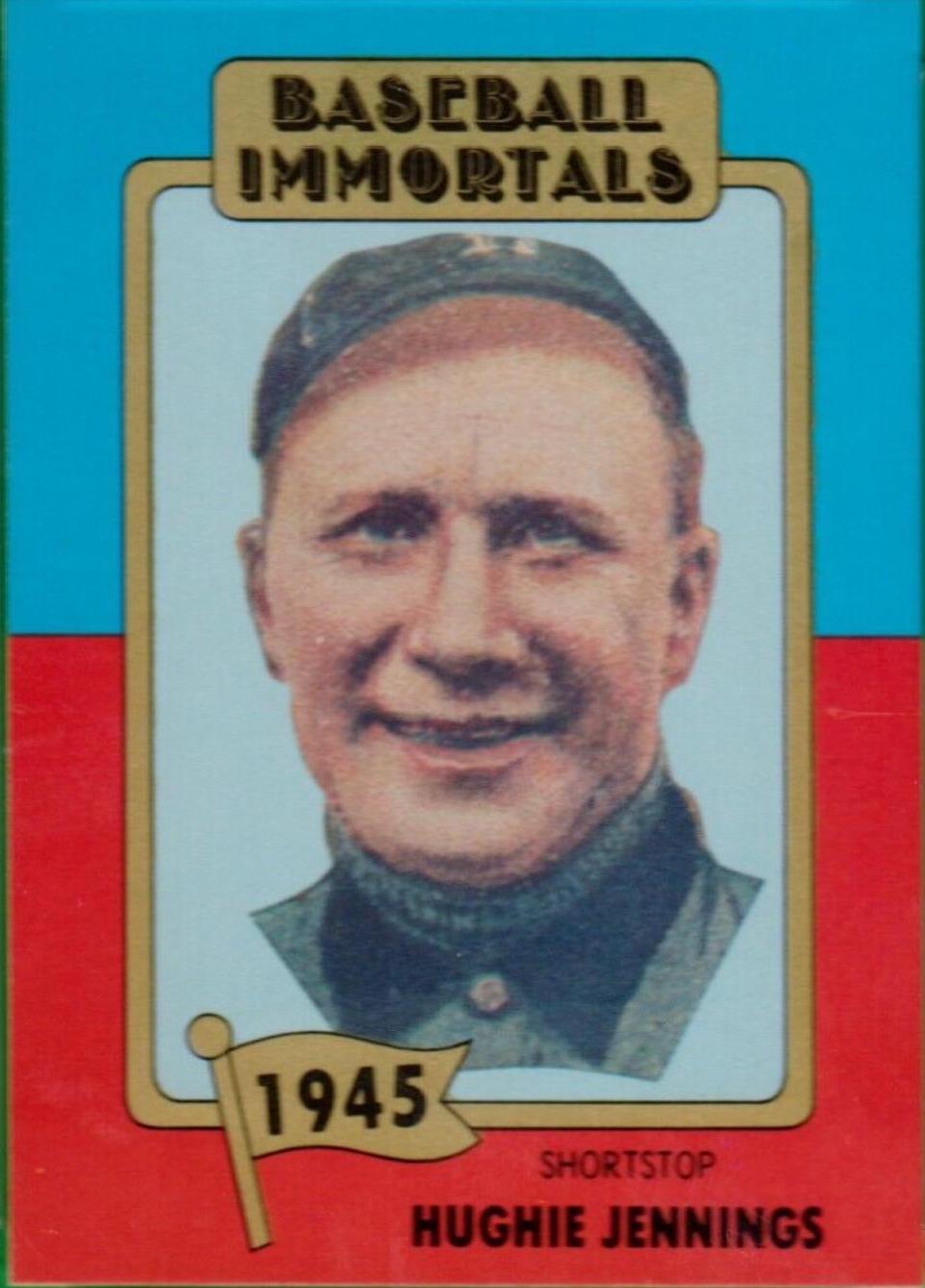 Hughie Jennings #35 Baseball Cards 1980 Baseball Immortals