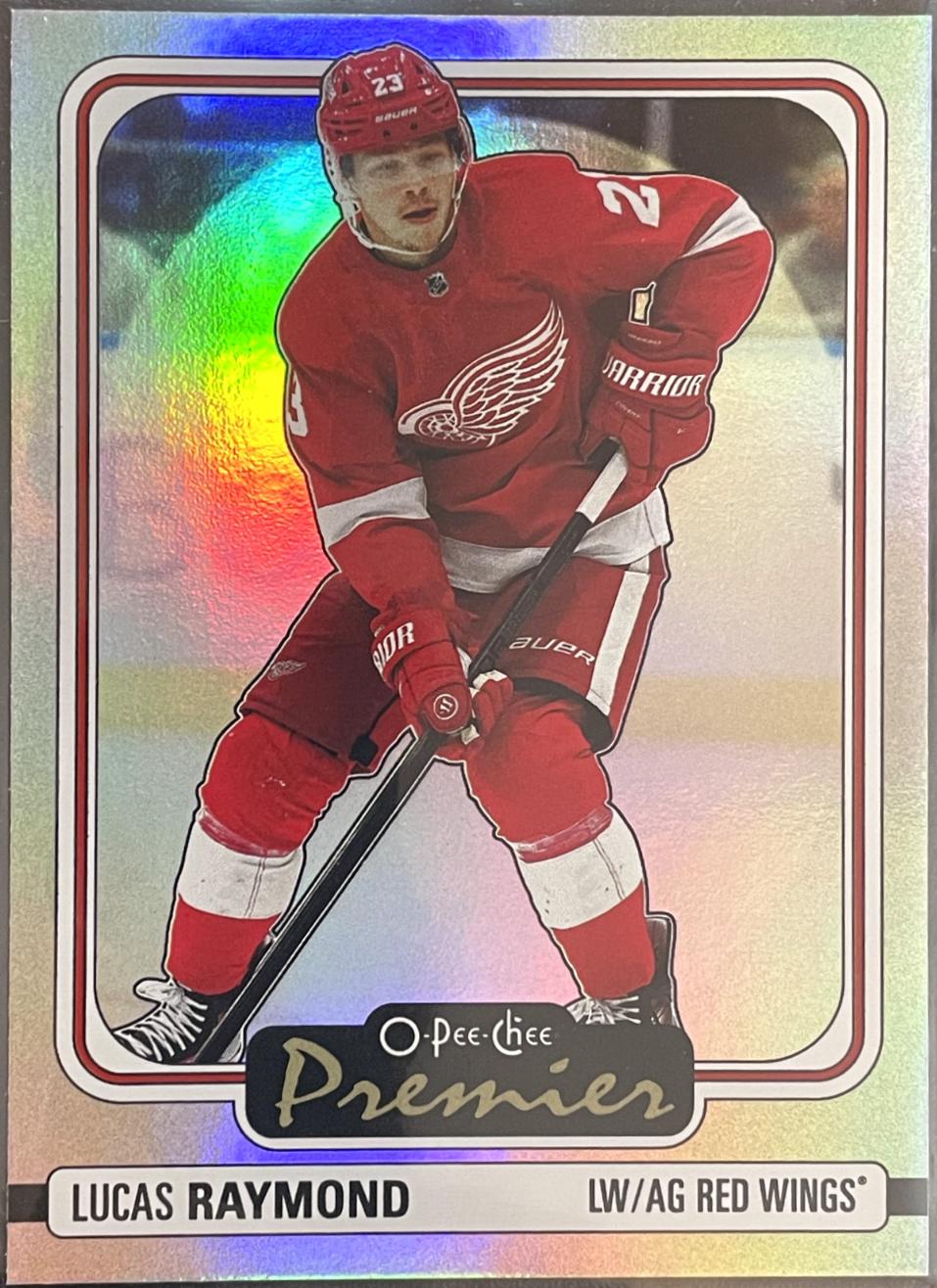 Lucas Raymond #P-18 Hockey Cards 2024 O-Pee-Chee Premier