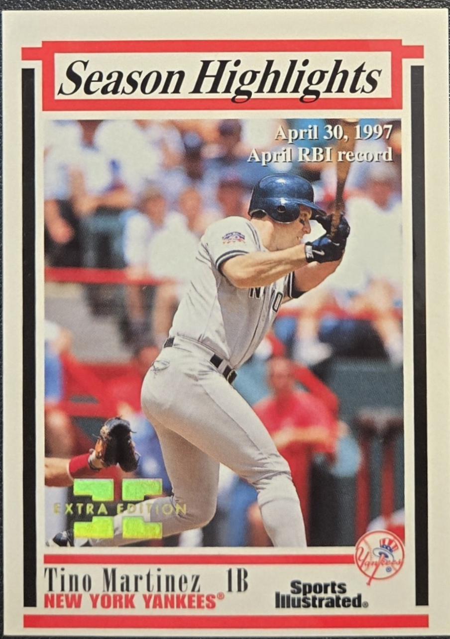 Tino Martinez #29 1997 Sports Illustrated Baseball