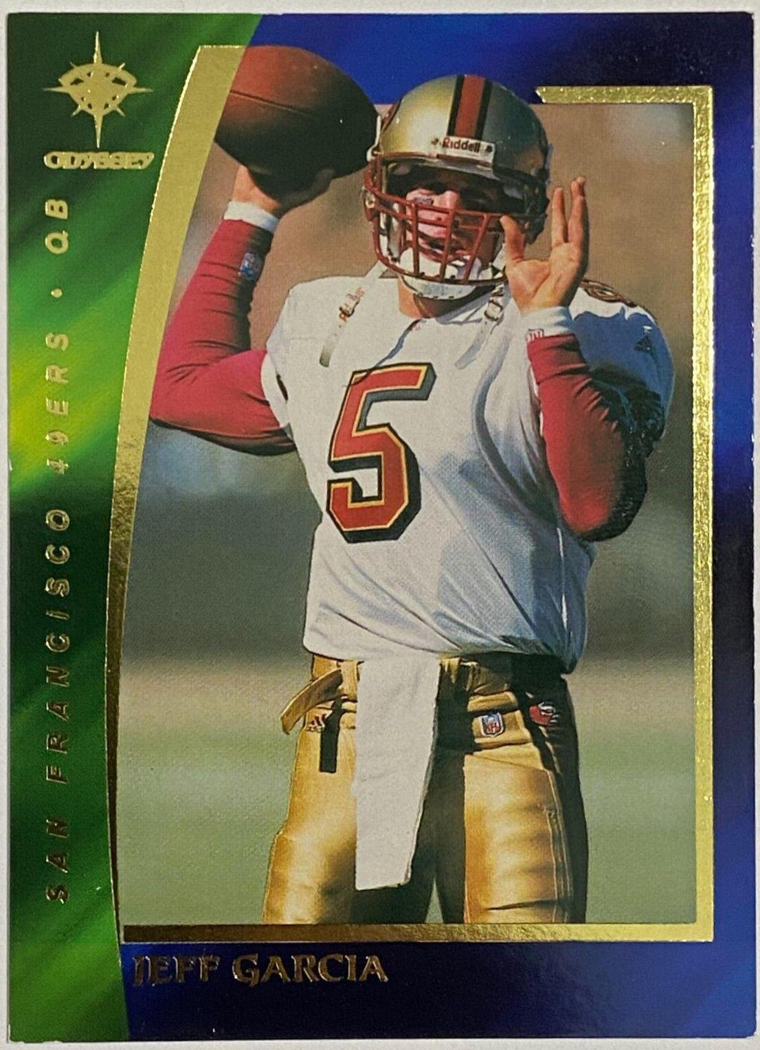 Jeff Garcia #81 Football Cards 2000 Collector's Edge Odyssey