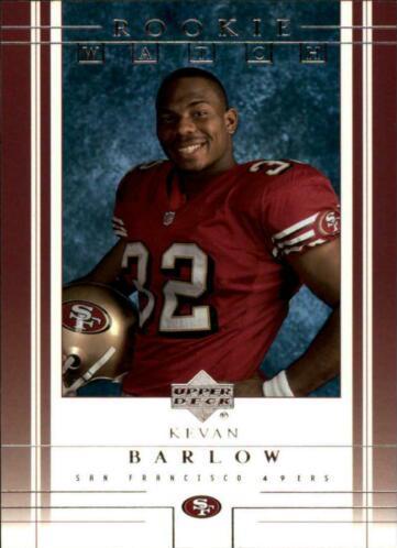 Kevan Barlow #227 2001 Upper Deck Football