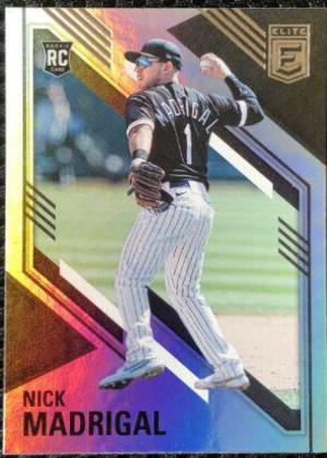 Nick Madrigal #11 Baseball Cards 2021 Panini Chronicles Elite