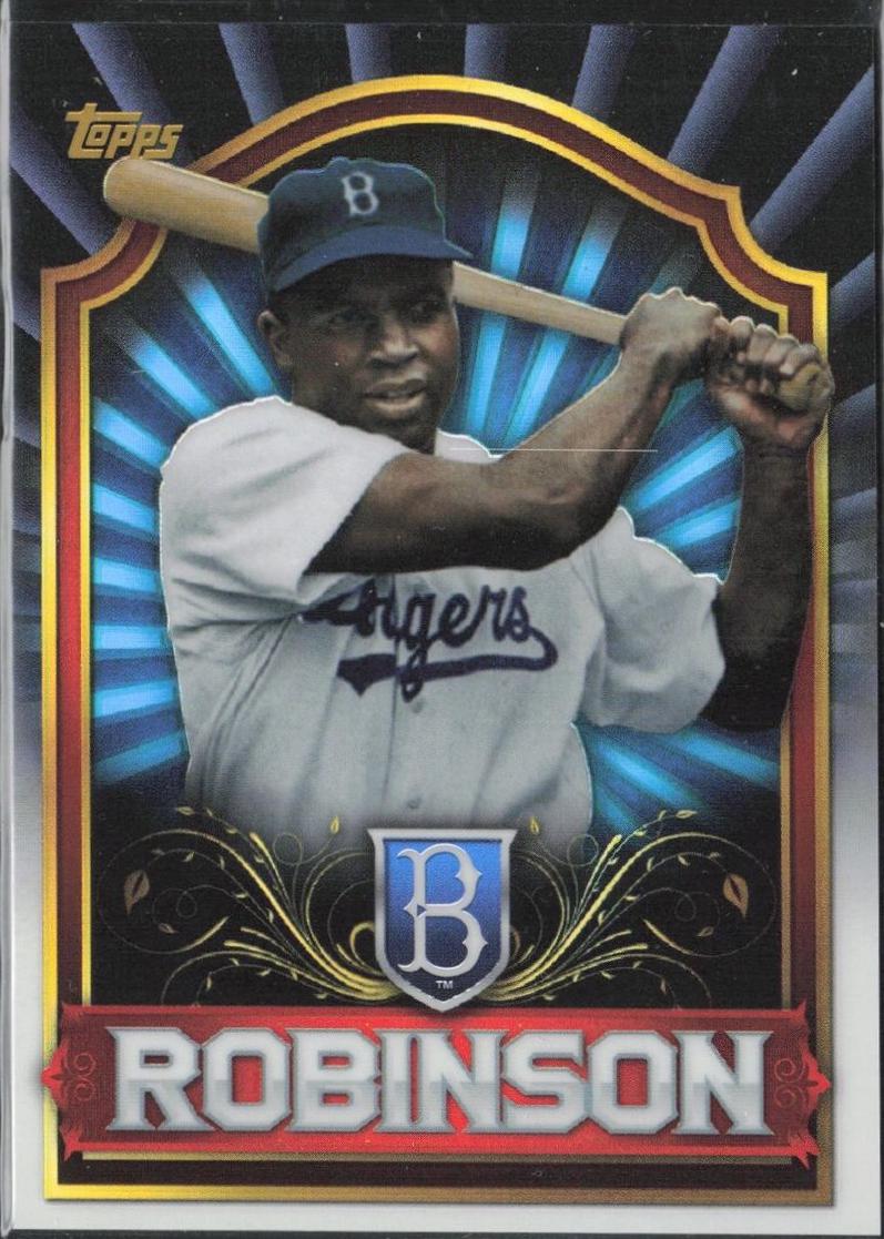 Jackie Robinson #MBC2 Baseball Cards 2011 Topps Value Box Chrome Refractor
