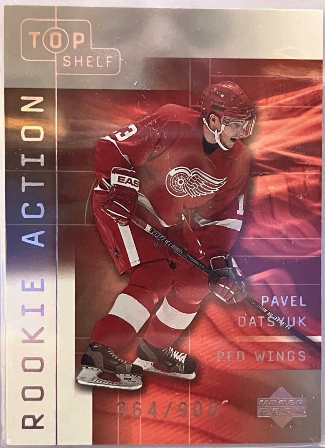 Pavel Datsyuk #127 Hockey Cards 2001 Upper Deck Top Shelf