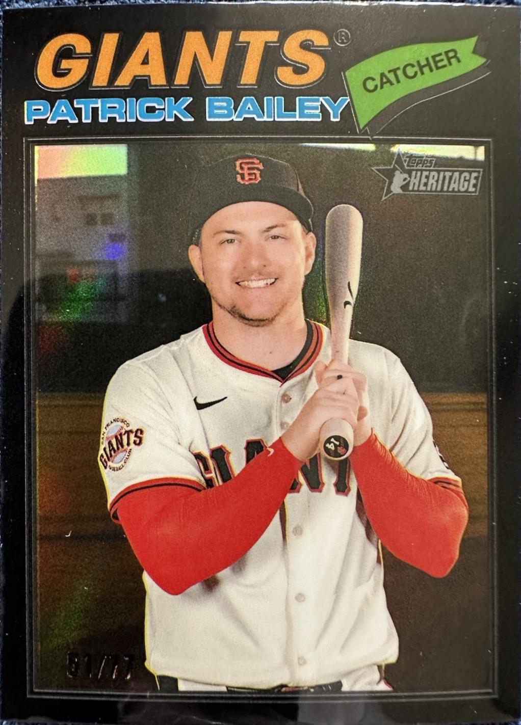 Patrick Bailey [Black Bordered Chrome] #57