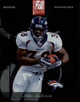 Mike Anderson #11 Football Cards 2002 Panini Donruss Elite