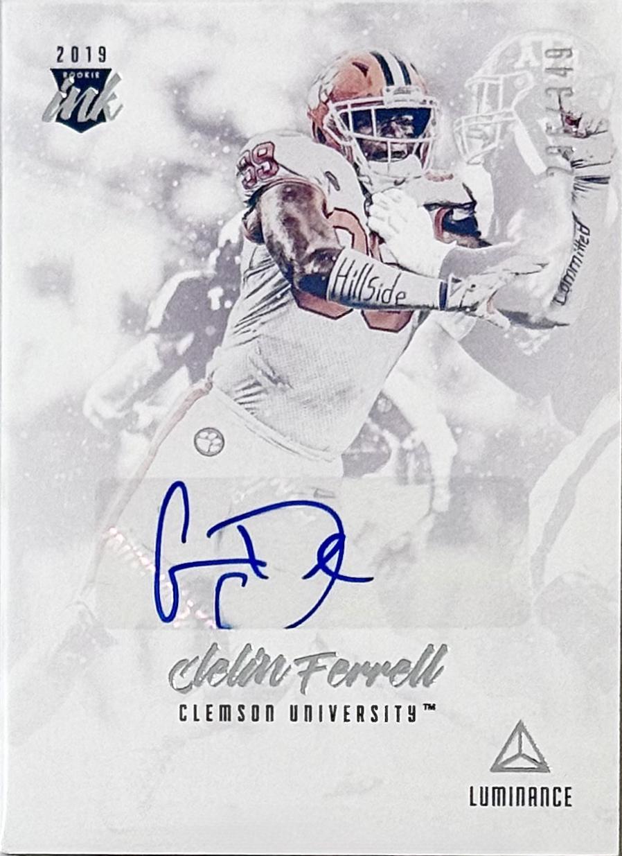 Clelin Ferrell #RI-CF 2019 Panini Luminance Football Rookie Ink