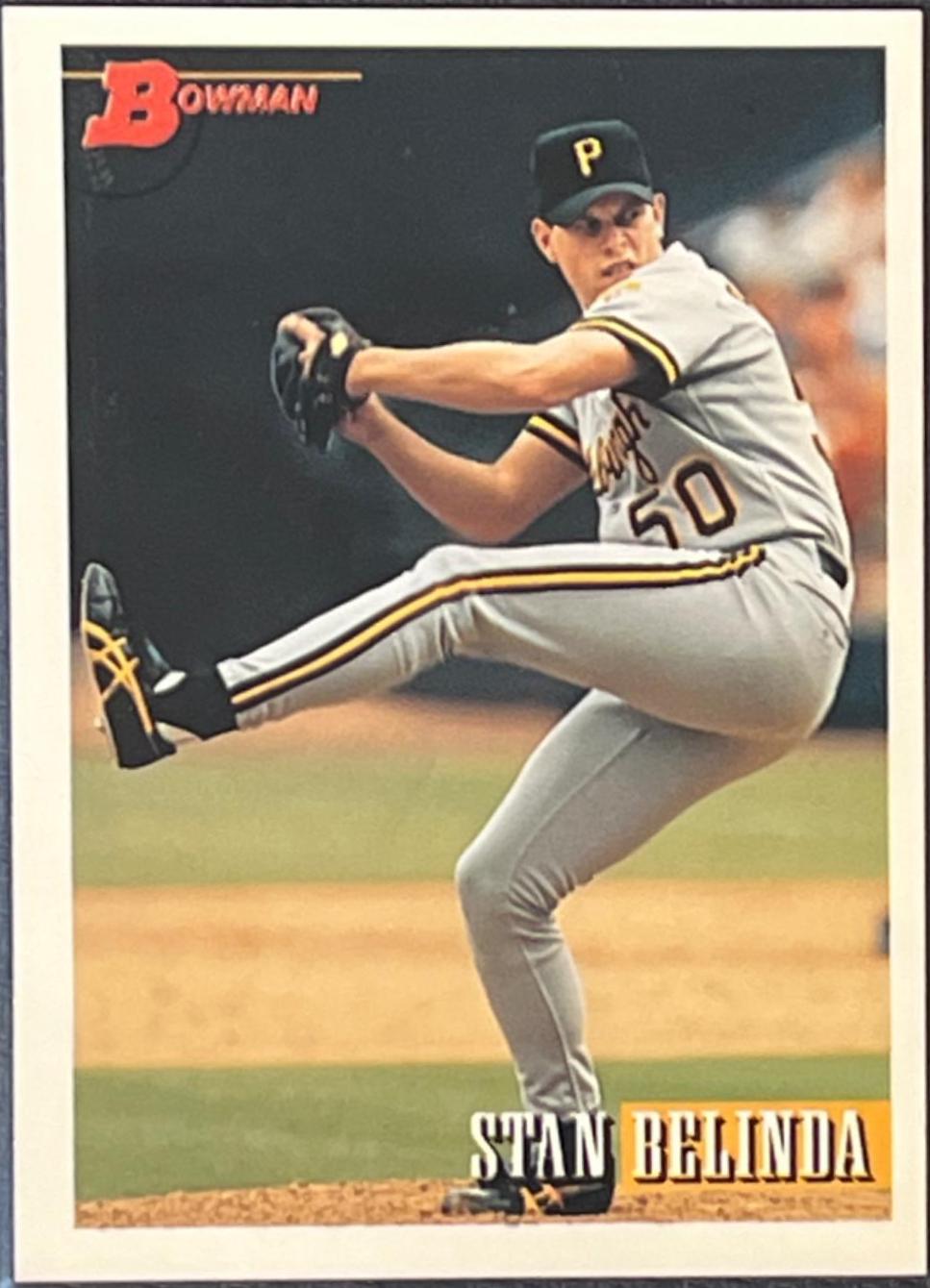 Stan Belinda #22 Baseball Cards 1993 Bowman