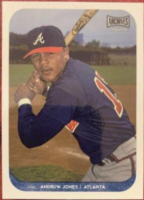Andruw Jones #AS-AJ Baseball Cards 2018 Topps Archives Snapshots