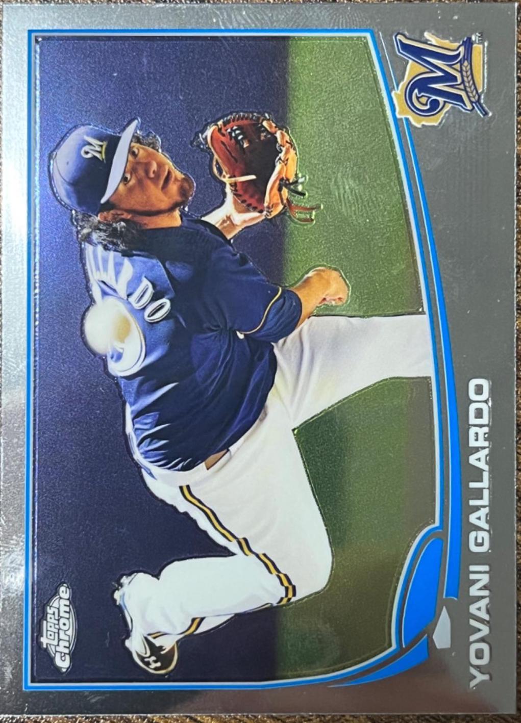 Yovani Gallardo #13 2013 Topps Chrome Baseball