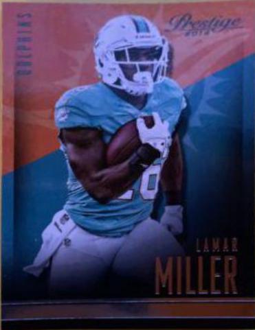 Lamar Miller #10 Football Cards 2014 Panini Prestige