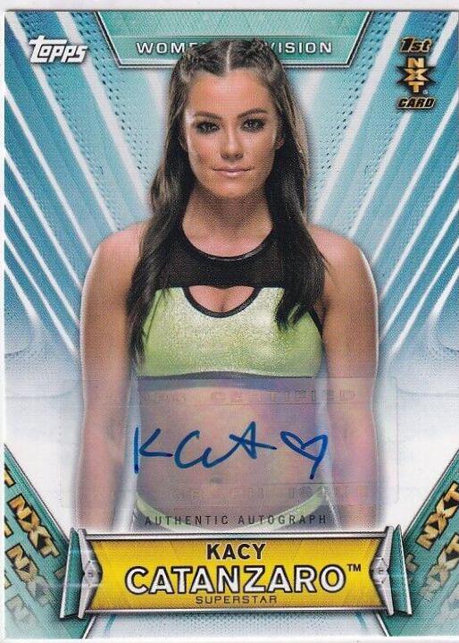Kacy Catanzaro #A-KC Wrestling Cards 2019 Topps WWE Women's Division Autographs