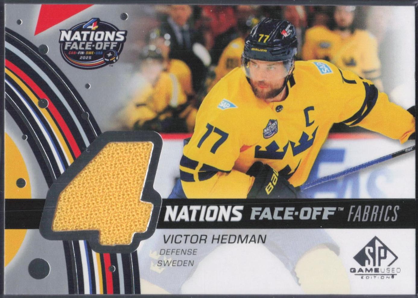 Victor Hedman [Patch Team Sweden] #4N-VH
