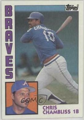Chris Chambliss #50 Baseball Cards 1984 Topps