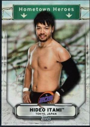 Hideo Itami #HH-45 Wrestling Cards 2019 Topps WWE RAW Hometown Heroes