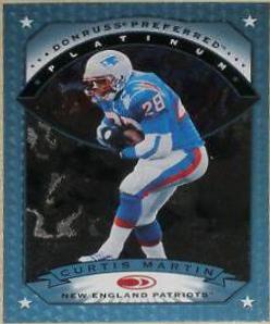 Curtis Martin #25 Football Cards 1997 Donruss Preferred