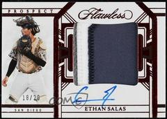 Ethan Salas [Ruby] #PPA-ES Baseball Cards 2024 Panini Flawless Prospect Patch Autograph Prices
