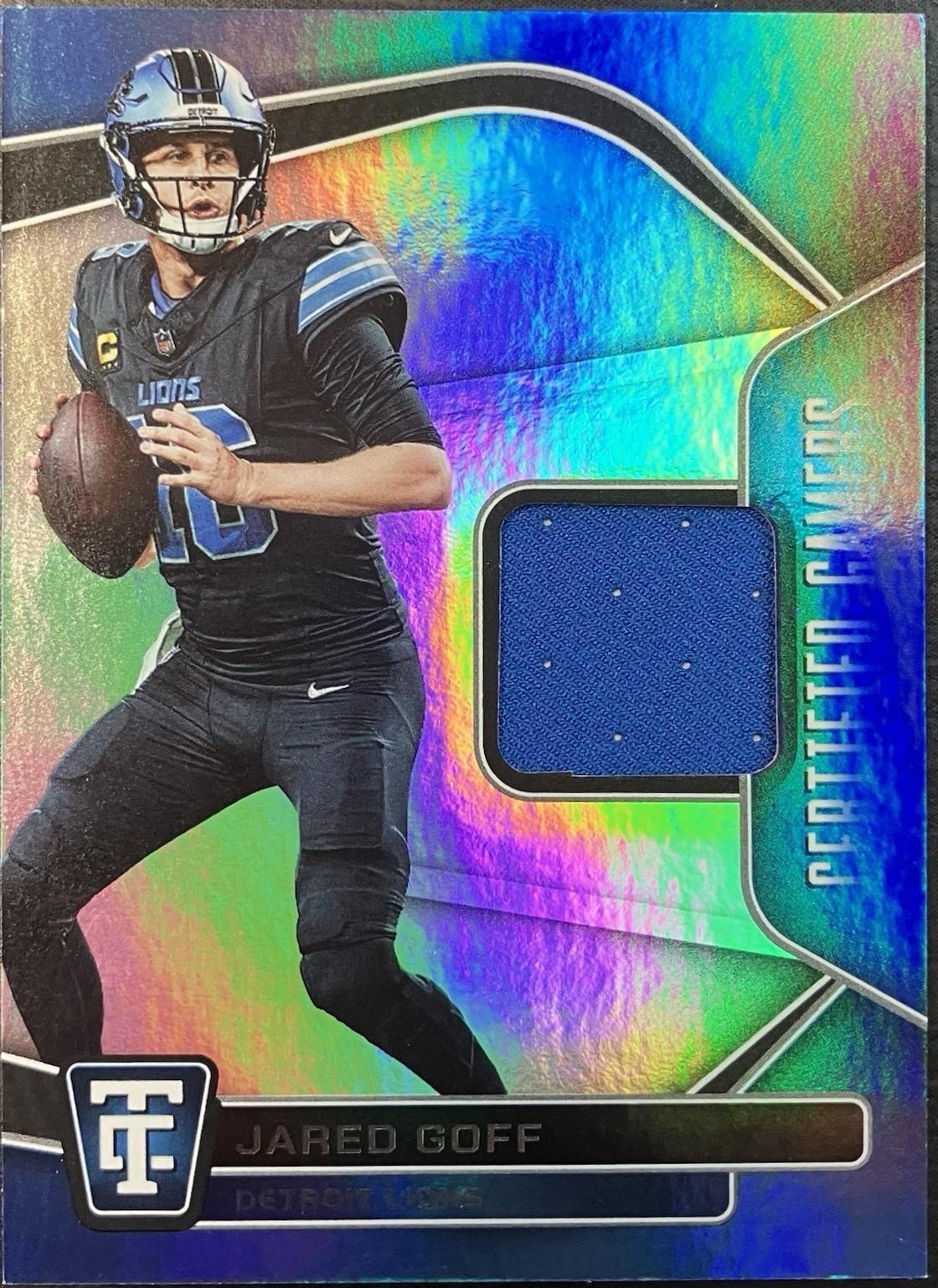 Jared Goff #1 Football Cards 2024 Panini Totally Certified Gamers