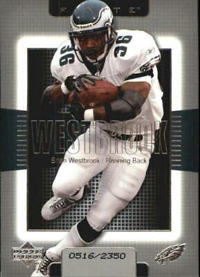 Brian Westbrook #24 Football Cards 2003 Upper Deck Finite
