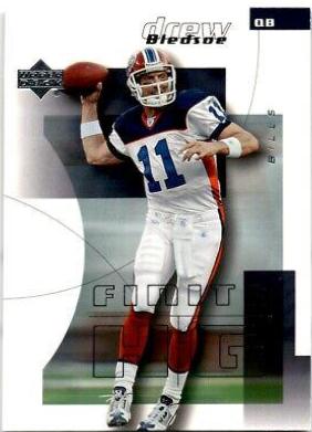 Drew Bledsoe #10 Football Cards 2004 Upper Deck Finite