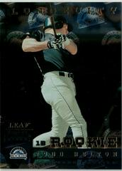 Todd Helton [Longevity] #192 Baseball Cards 1998 Leaf Rookies & Stars Prices