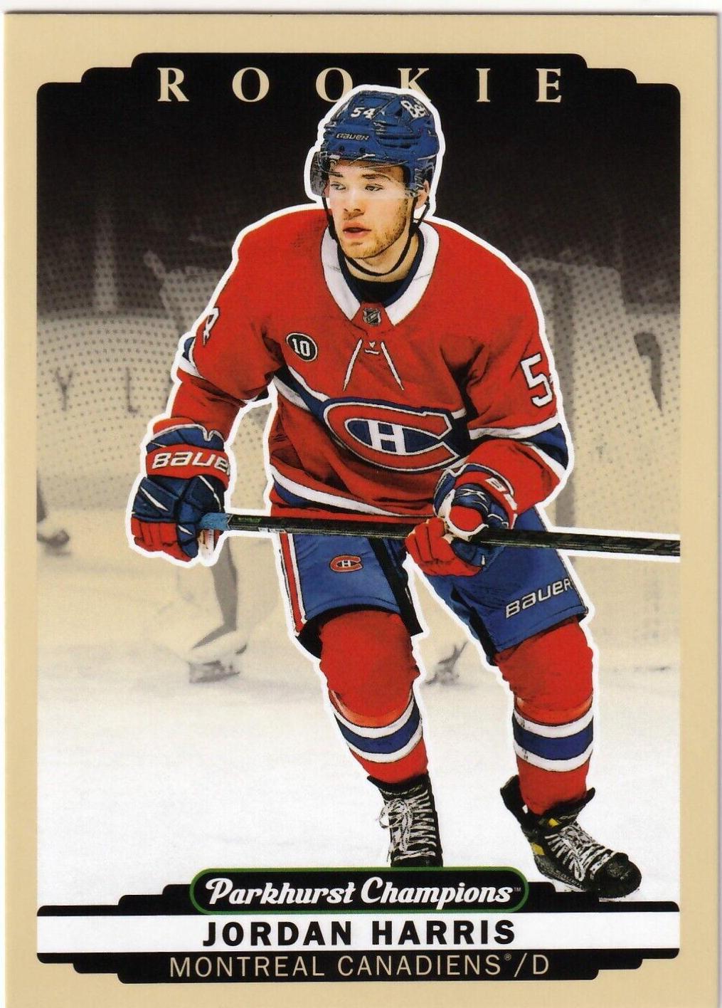 Jordan Harris #300 Hockey Cards 2022 Parkhurst Champions