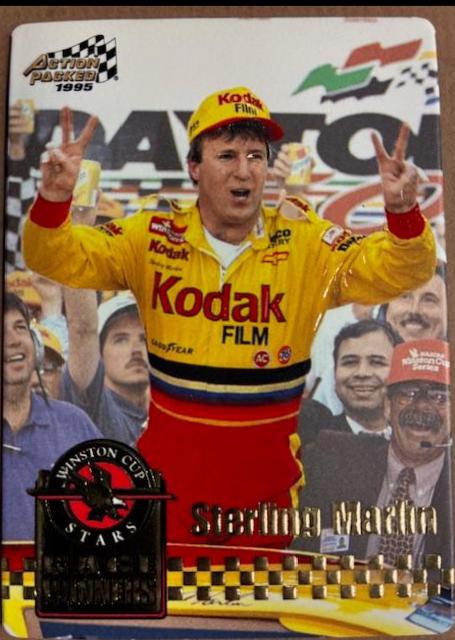 Sterling Marlin #46 Racing Cards 1995 Action Packed NASCAR