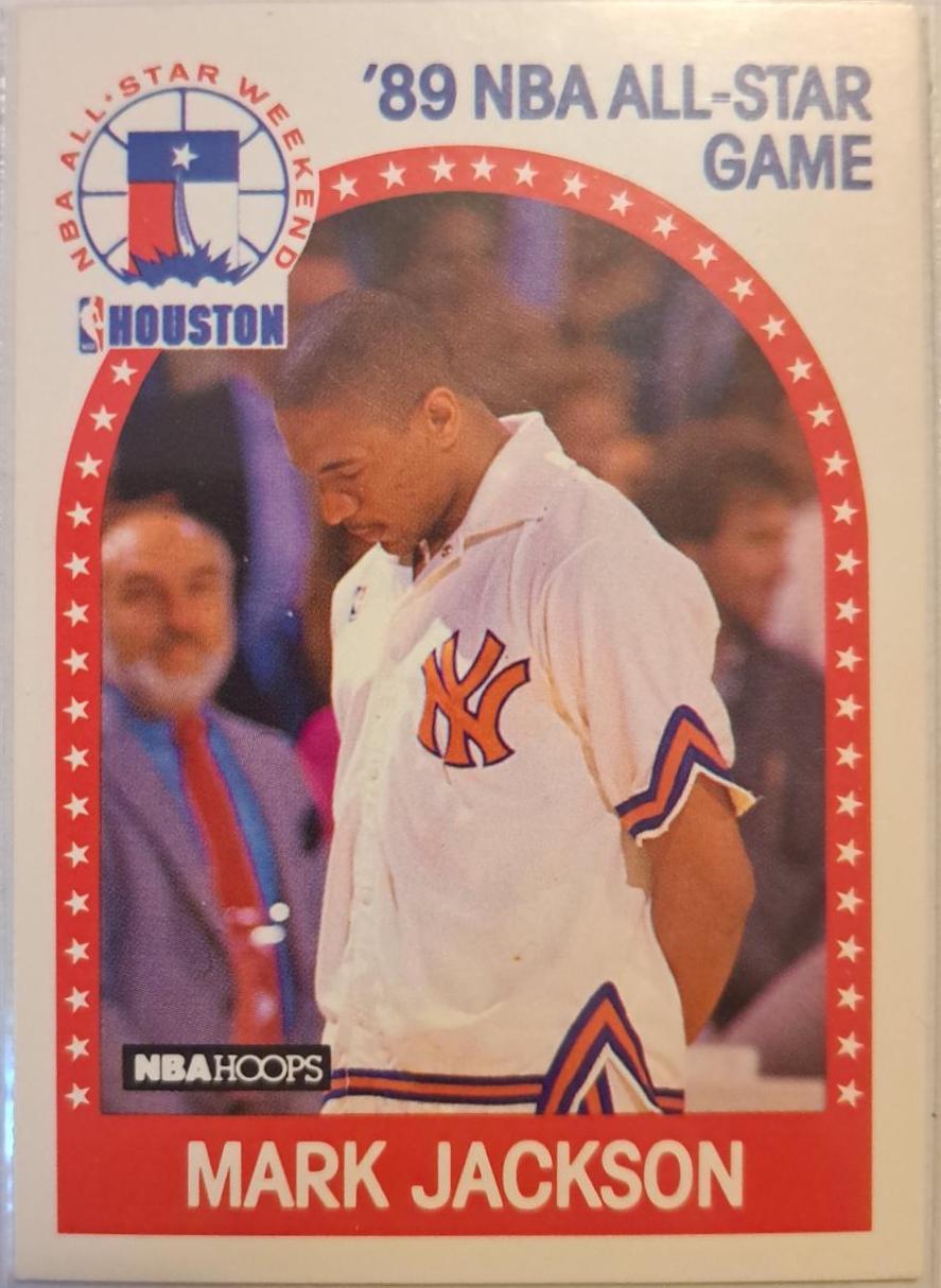 Mark Jackson #46 Basketball Cards 1989 Hoops All-Star Panels