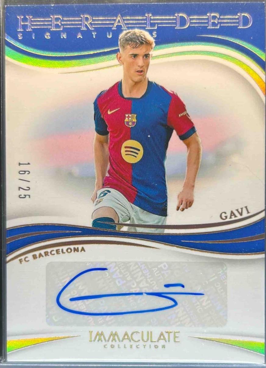Gavi #25 Prices | 2024 Panini Immaculate Heralded Signature
