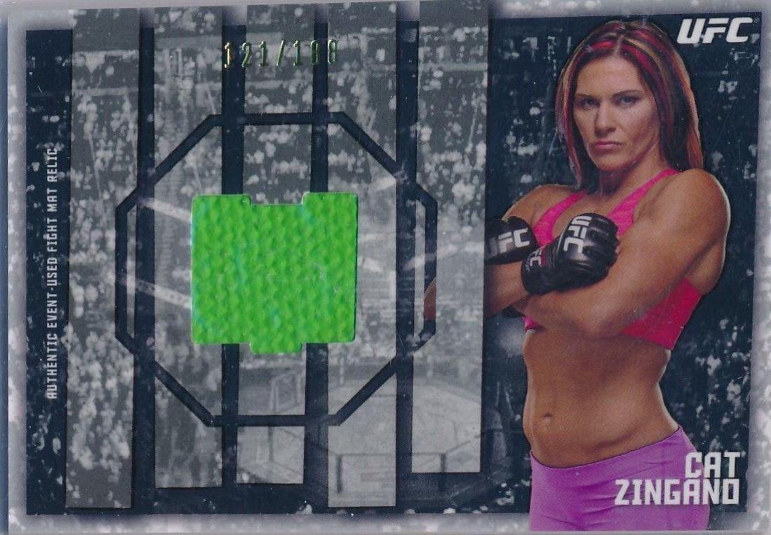 Cat Zingano #FMR-CZ Ufc Cards 2015 Topps UFC Knockout Fight Mat Relics