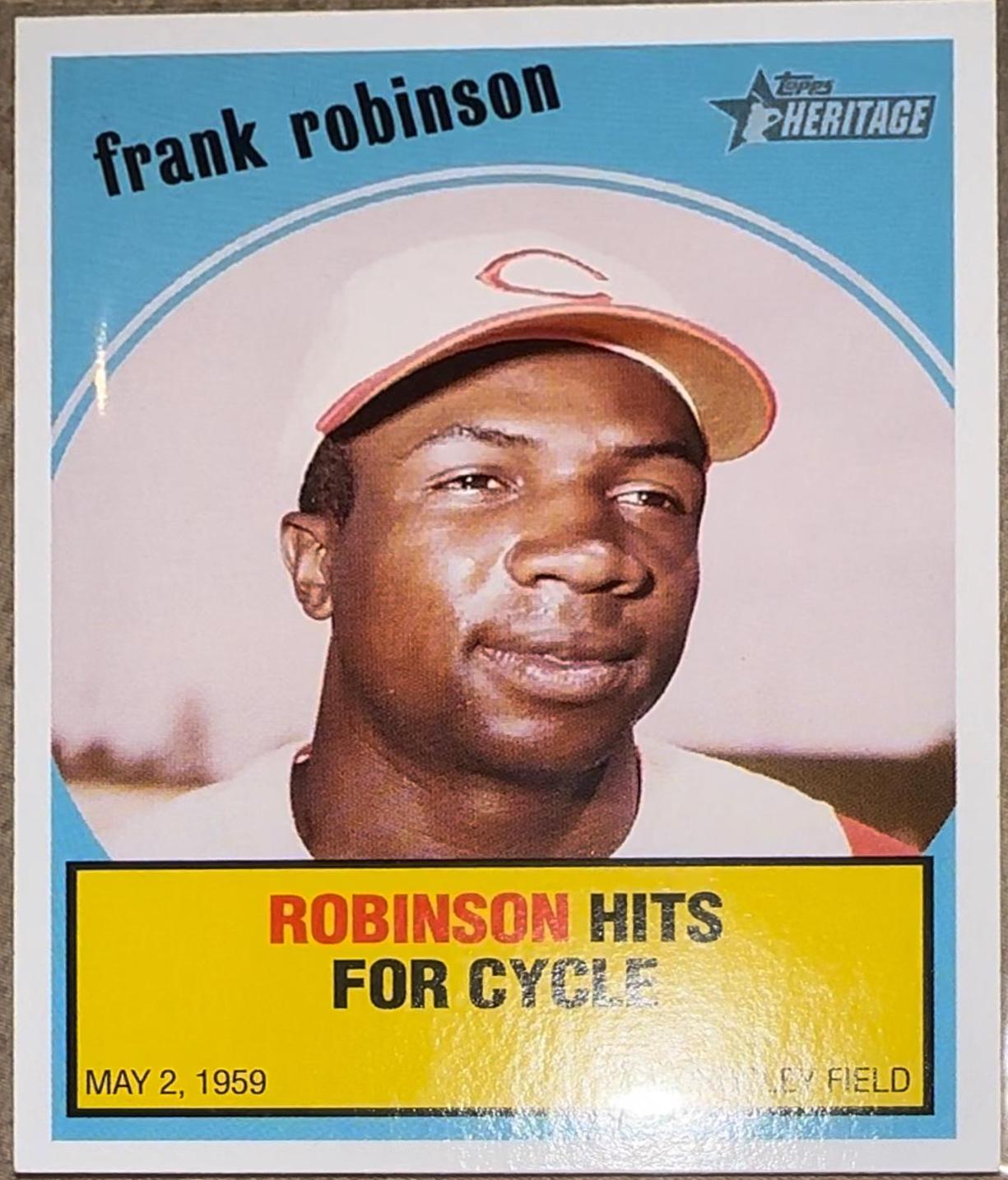 Frank Robinson #BF6 Baseball Cards 2008 Topps Heritage Flashbacks